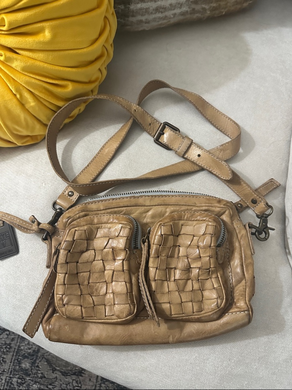 Frye leather shoulder bag